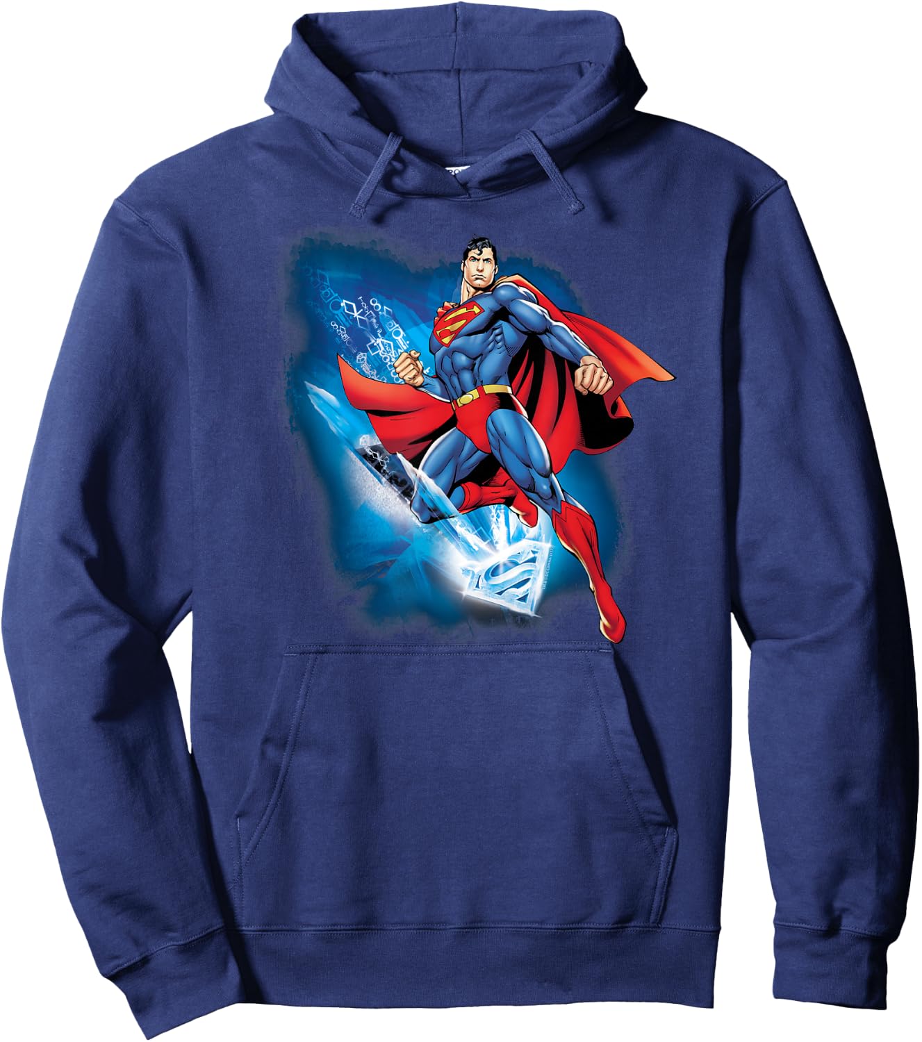 Superman Crystallize Hoodie - Hoodie | Navy