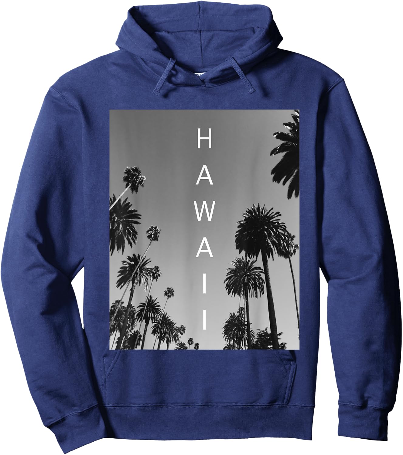 Hawaiian Shirts With Palm Trees Cool Hawaii Vacation GIfts Hoodie - Hoodie | Navy