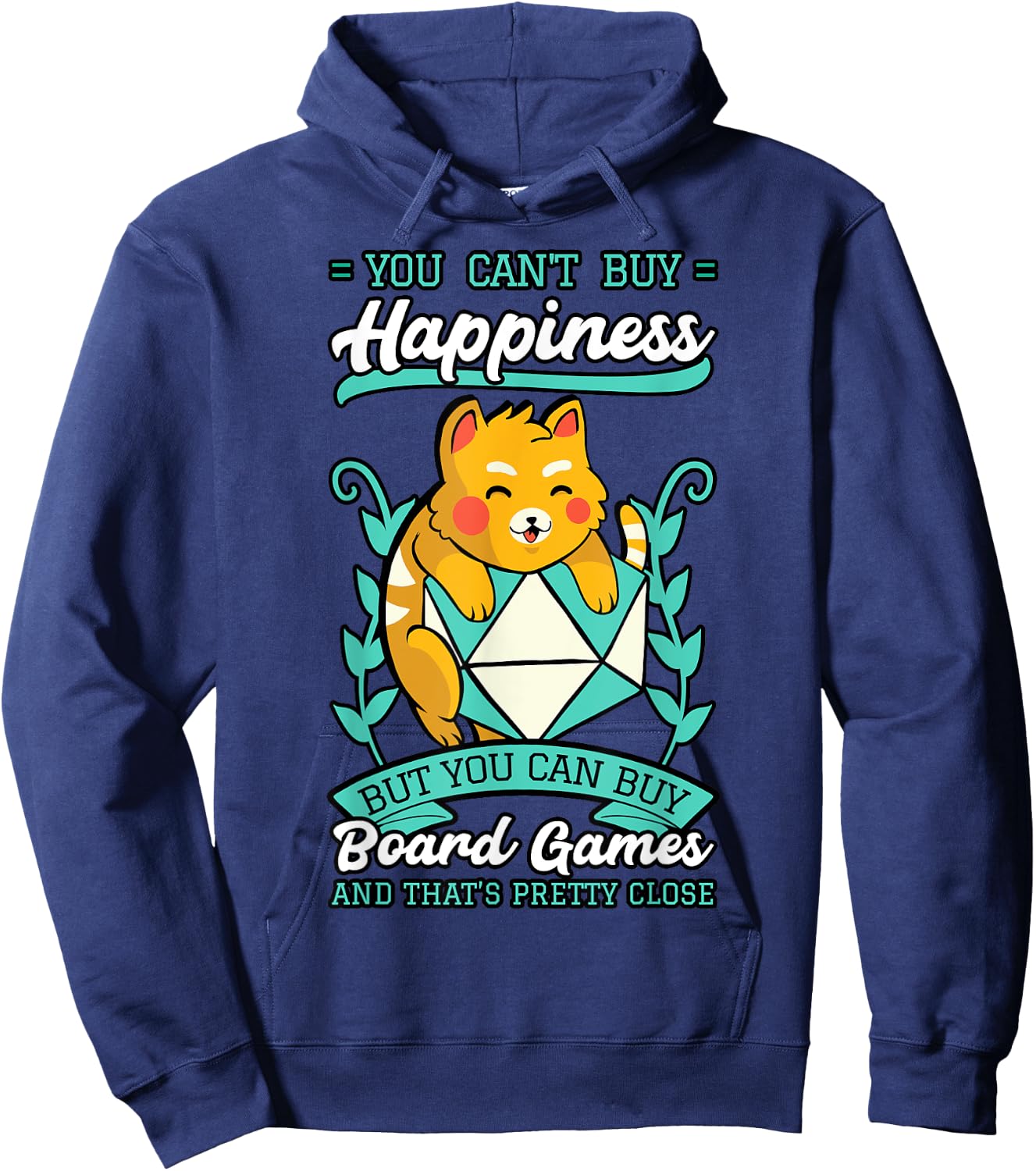 Boardgames Owner Tabletop Board Game Player Cat Lover Hoodie - Hoodie | Navy