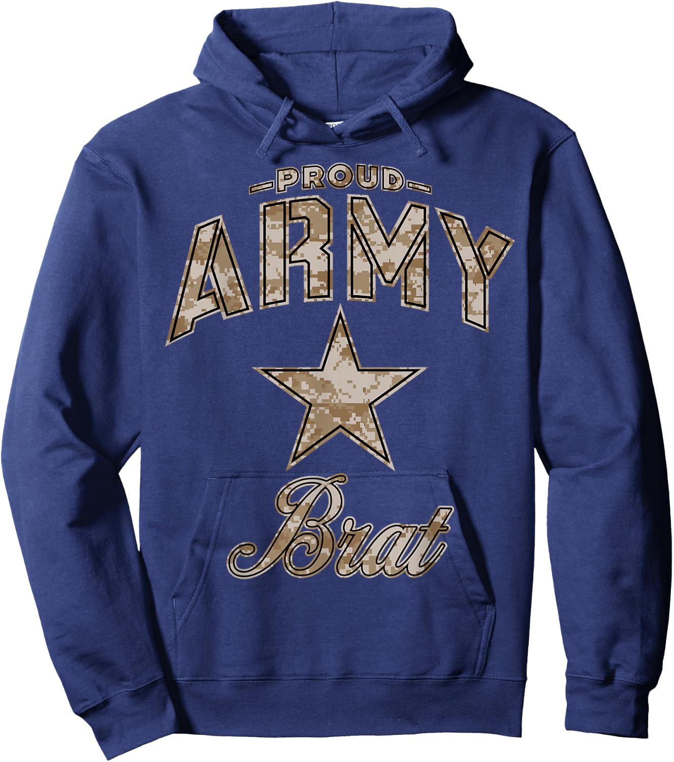 Army Brat Shirts (Camo) Hoodie - Hoodie | Navy