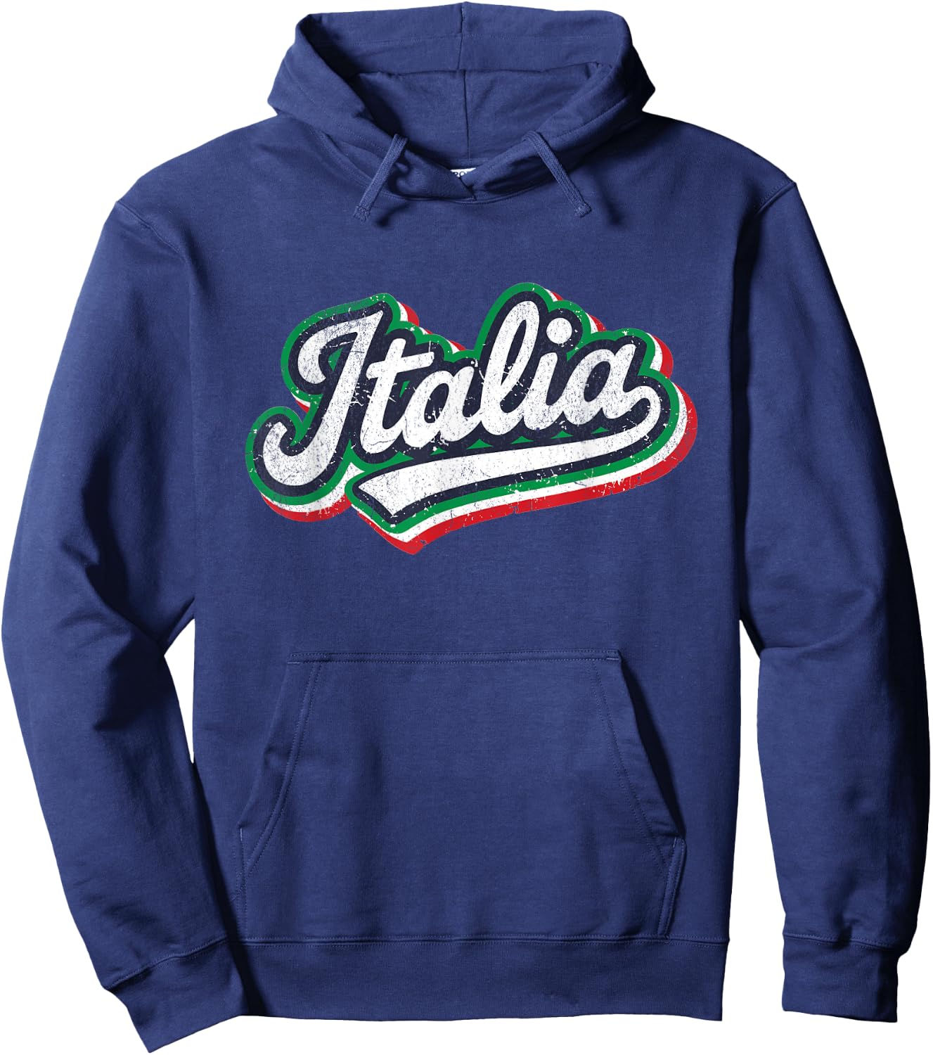 Italia Flag Italian Italy Italiano Souvenir Family Heritage Hoodie - Hoodie | Navy