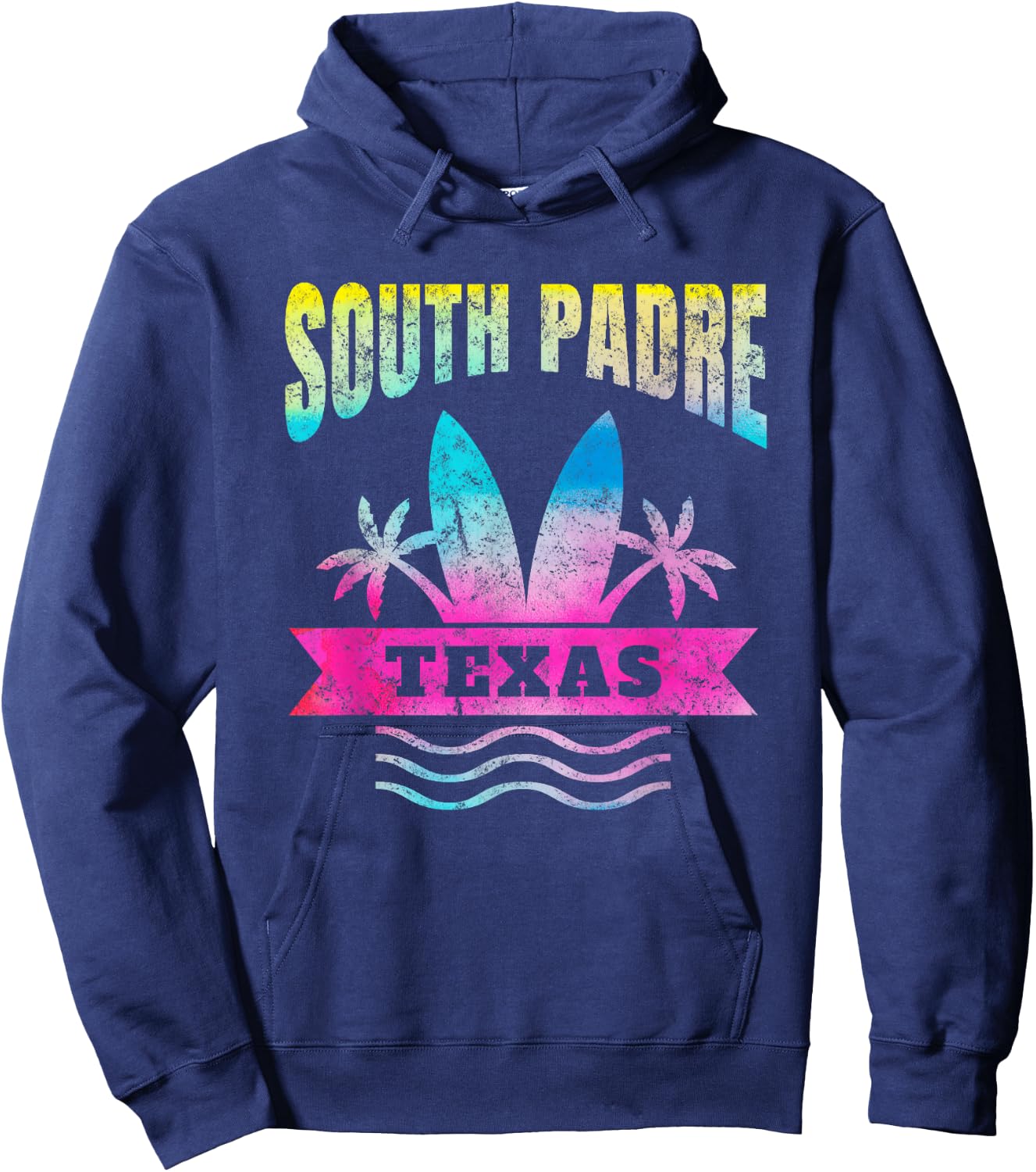 South Padre Island Texas Vacation Hoodie - Hoodie | Navy