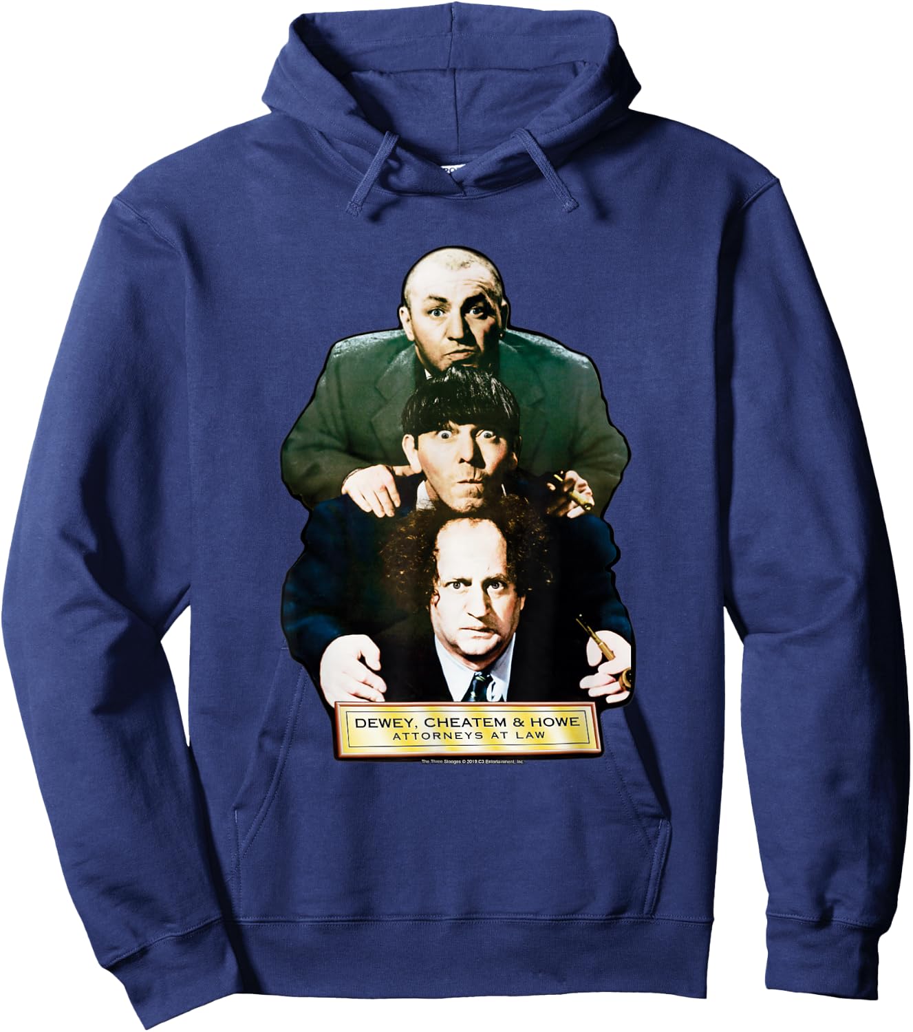 TTS- The Three Stooges Dewey, Cheatem & Howe: Attorneys Hoodie - Hoodie | Navy