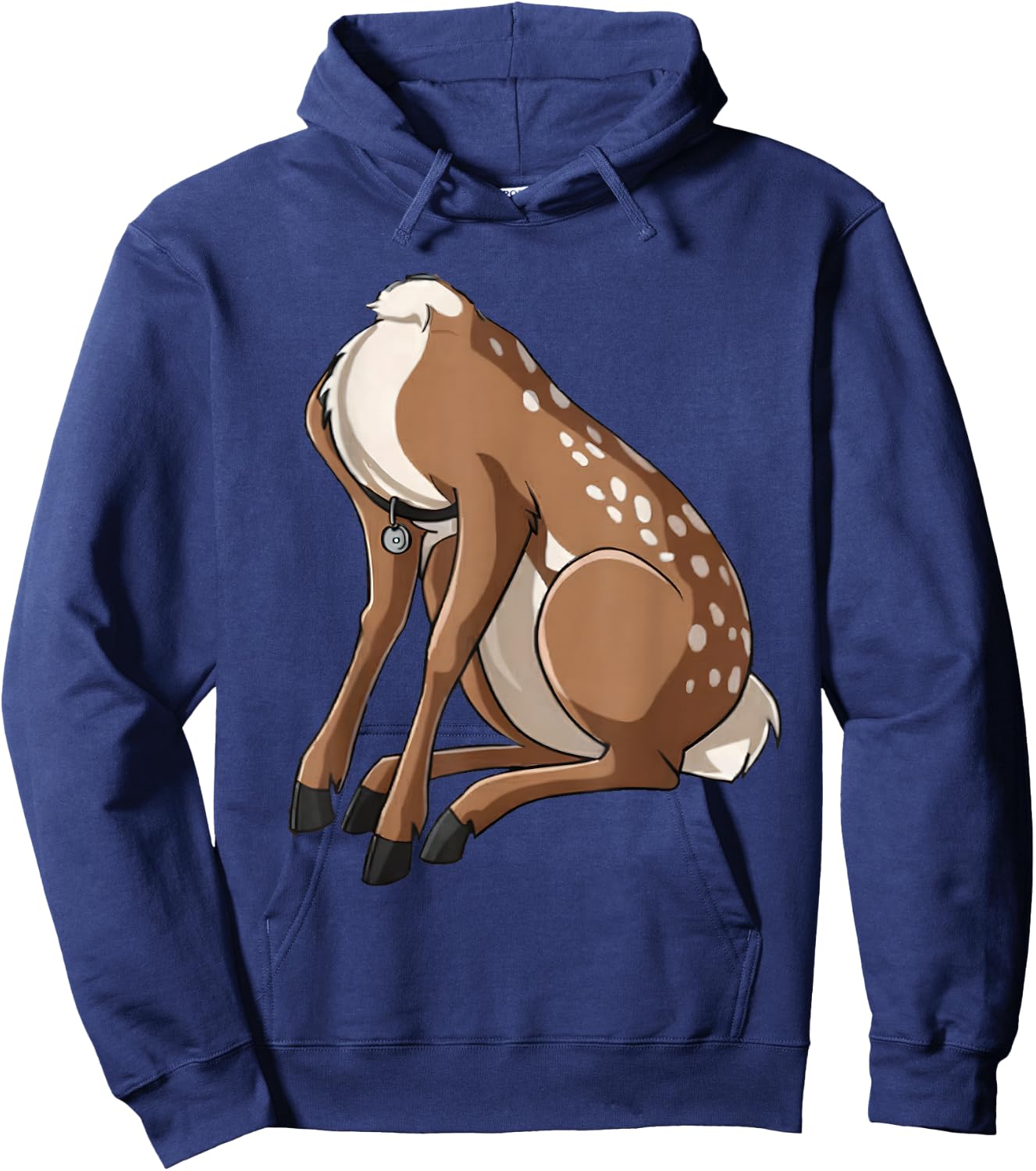 Reindeer Shirt Adult Kids Men Women Brown Deer Costume Hoodie - Hoodie | Navy