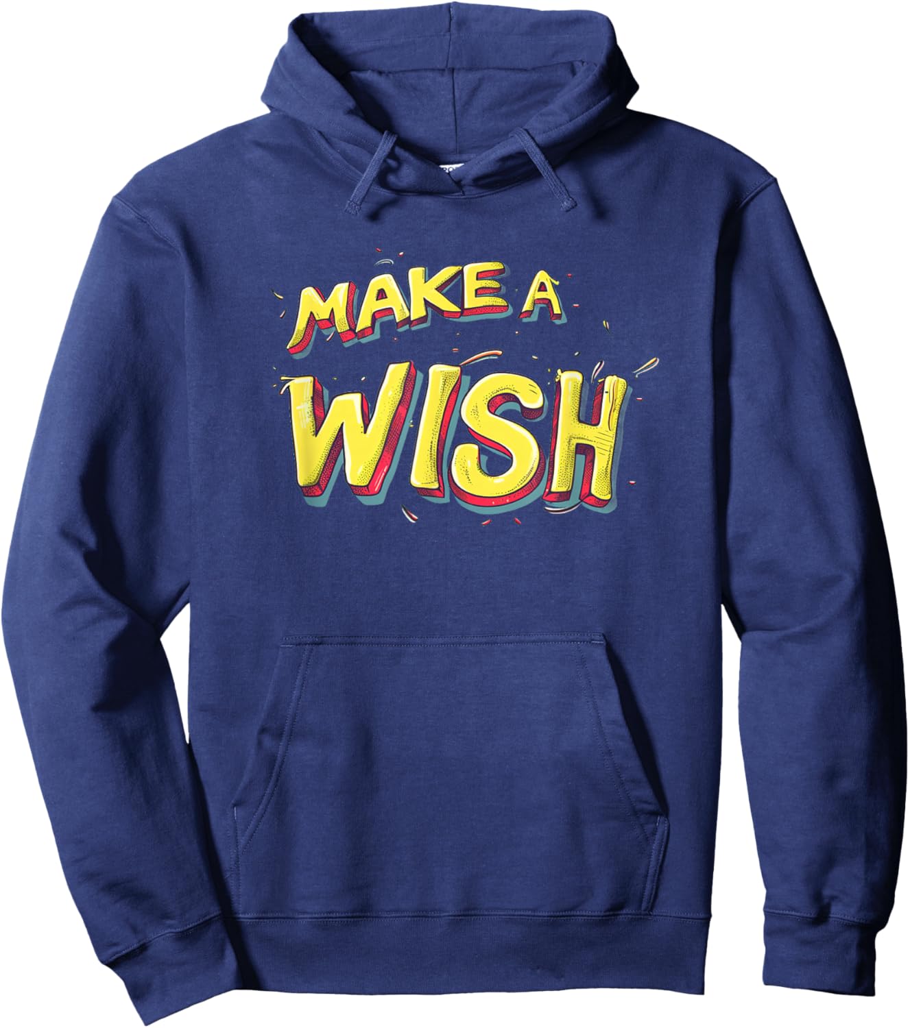 Pretty Make a Wish Statement for Man and Woman Hoodie - Hoodie | Navy