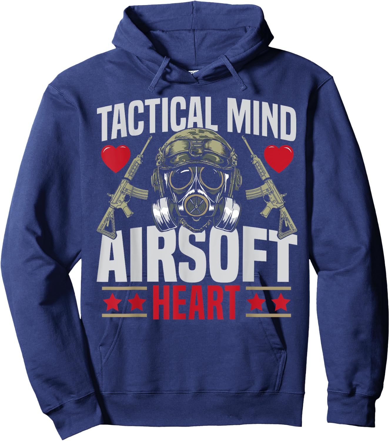 Airsoft Gear Team-Based Shooting Combat I Like Airsoft Hoodie - Hoodie | Navy