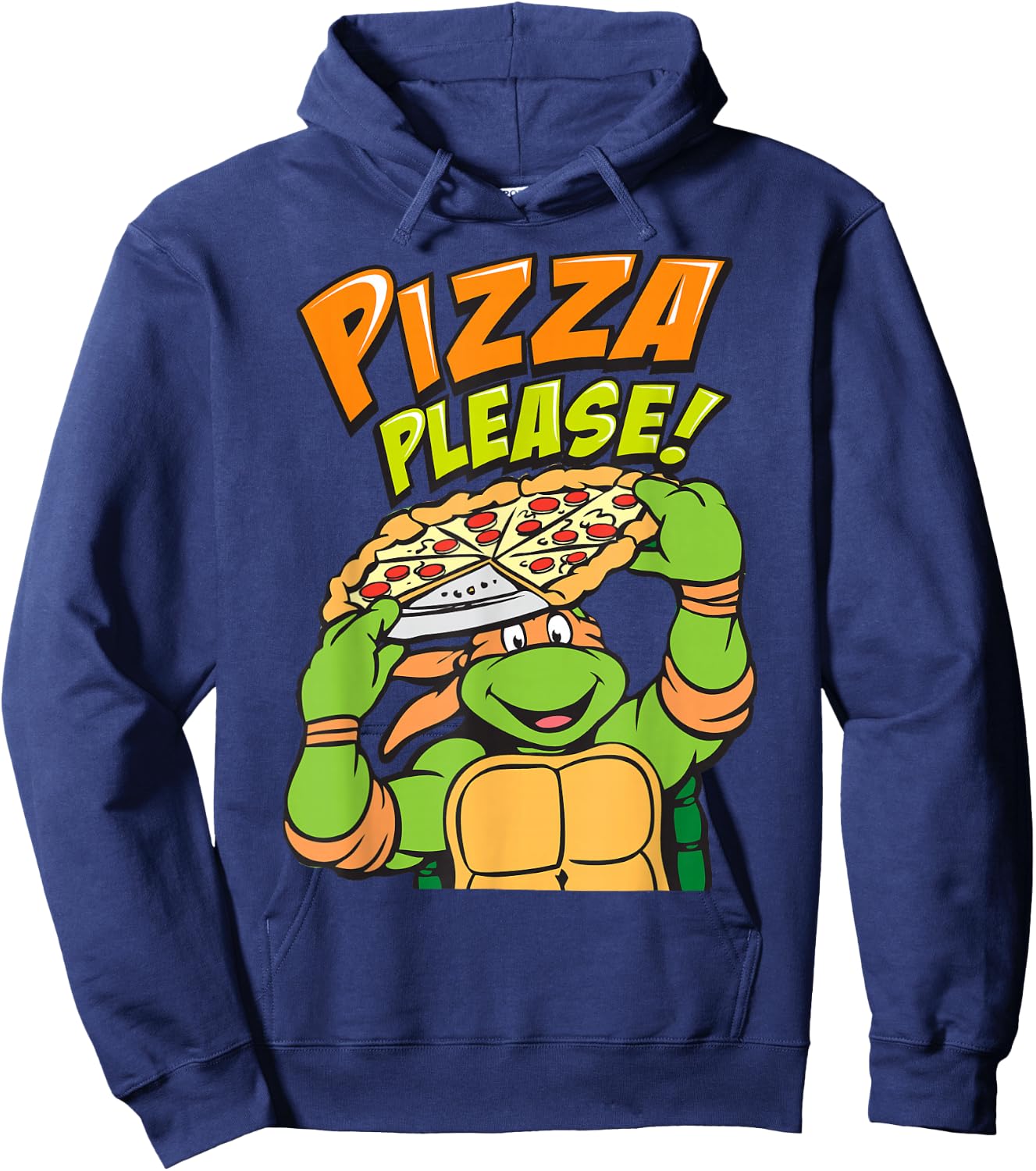 Teenage Mutant Ninja Turtles Pizza Please Hoodie - Hoodie | Navy