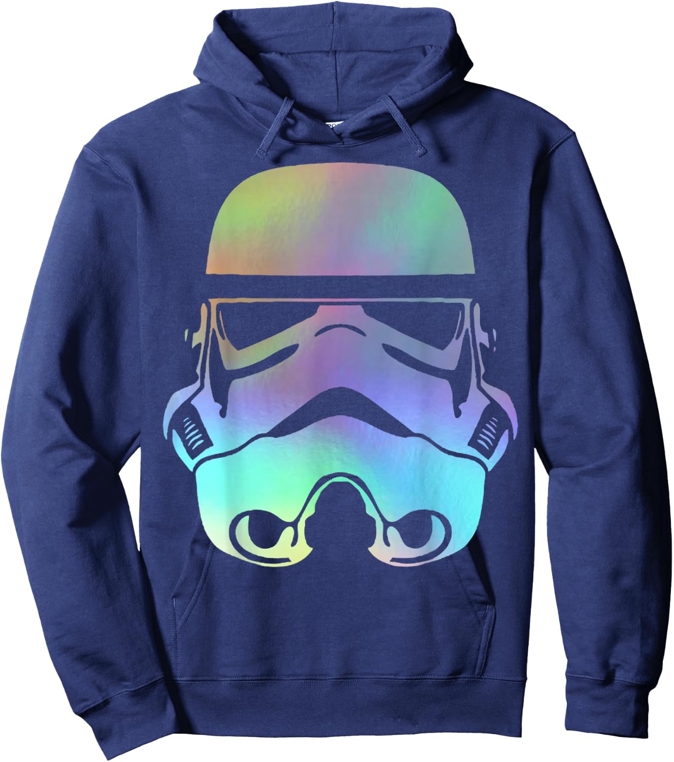Star Wars Storm Trooper Neon Rainbow Graphic Hoodie - Hoodie | Navy