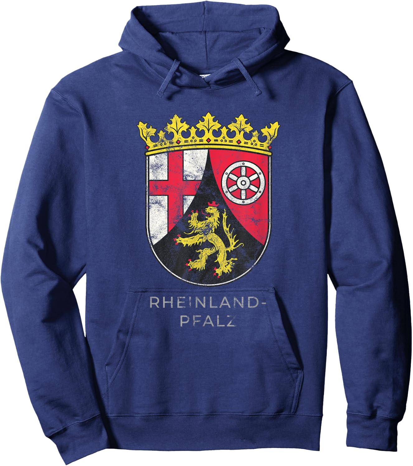 Rheinland Pfalz German Coat of arm Germany Deutsch Shirt Hoodie - Hoodie | Navy