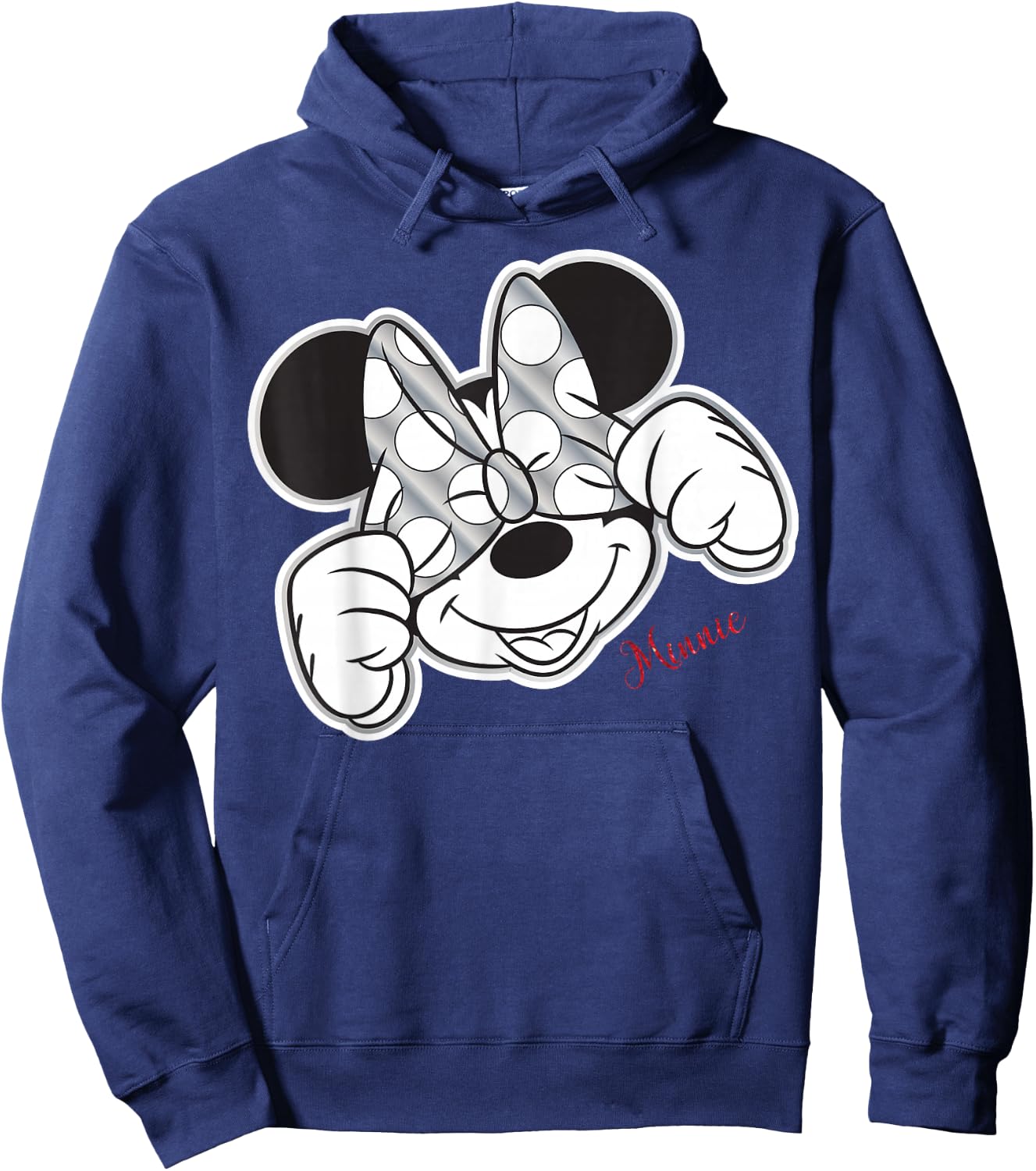 Disney - Minnie Mouse Bow Over Eyes Hoodie - Hoodie | Navy