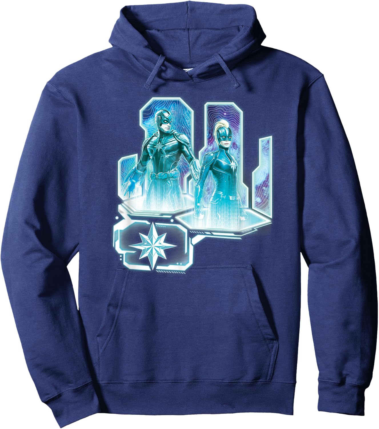 Marvel Captain Marvel Starforce Kree Warriors Hoodie - Hoodie | Navy
