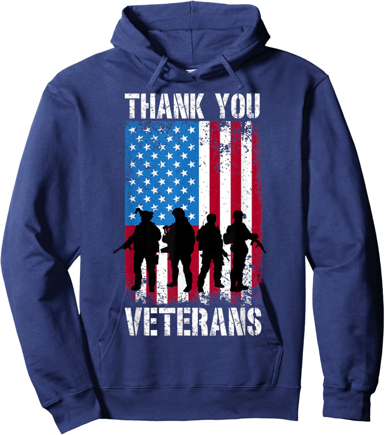 Thank You Veterans Military Services Armed Forces Hoodie - Hoodie | Navy