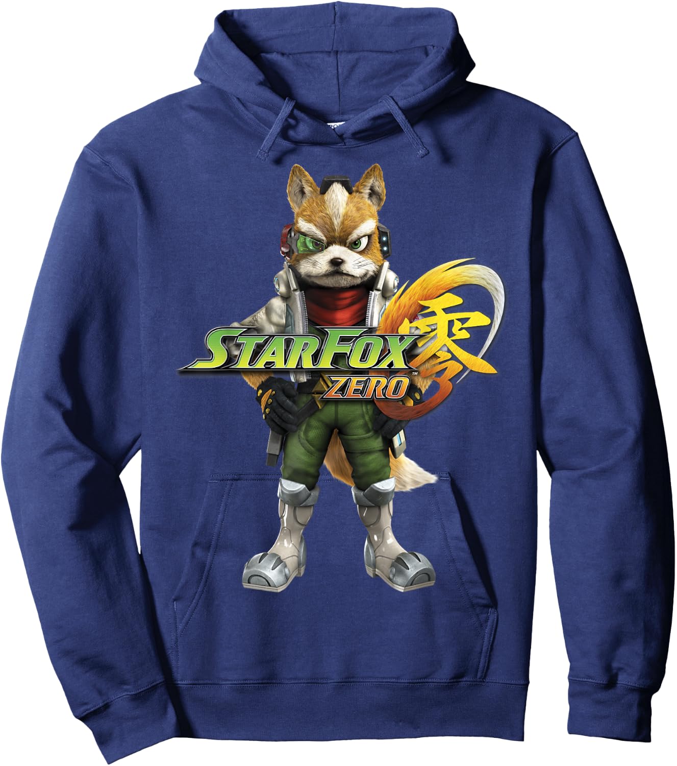 Nintendo Star Fox Zero Classic Fox Stance Graphic Hoodie - Hoodie | Navy