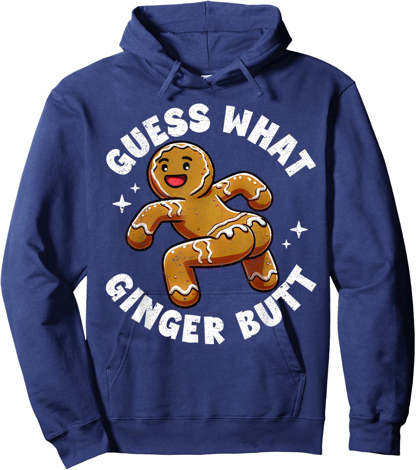 Funny gingerbread costume cookie baking holiday christmas Hoodie - Hoodie | Navy