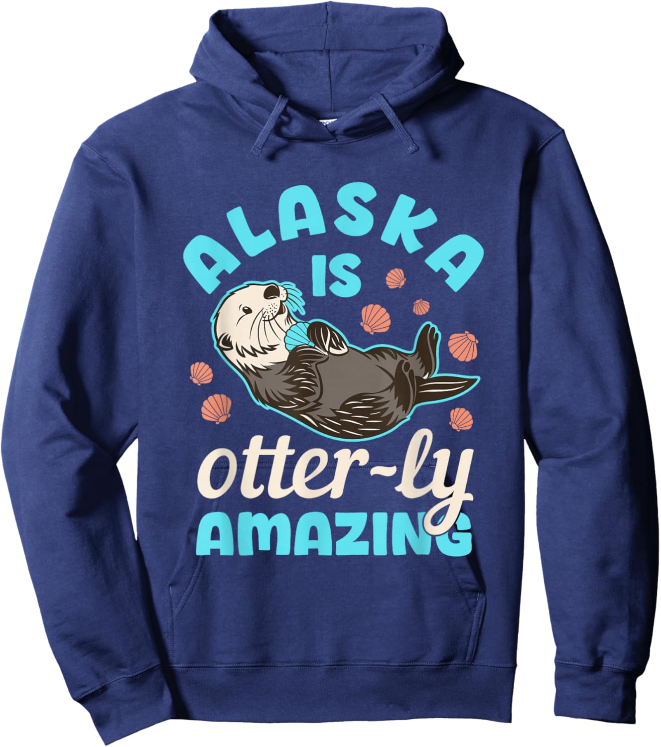 Alaska Sea Otter Vacation Souvenir Hoodie - Hoodie | Navy