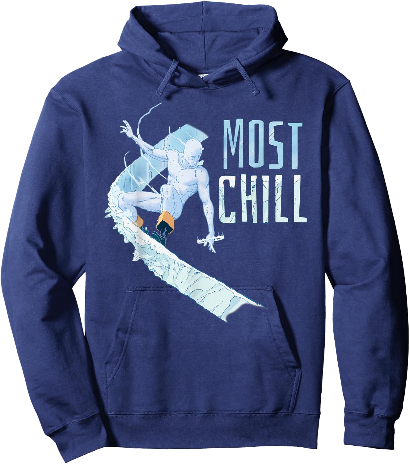 Marvel X-Men Iceman Most Chill Hoodie - Hoodie | Navy