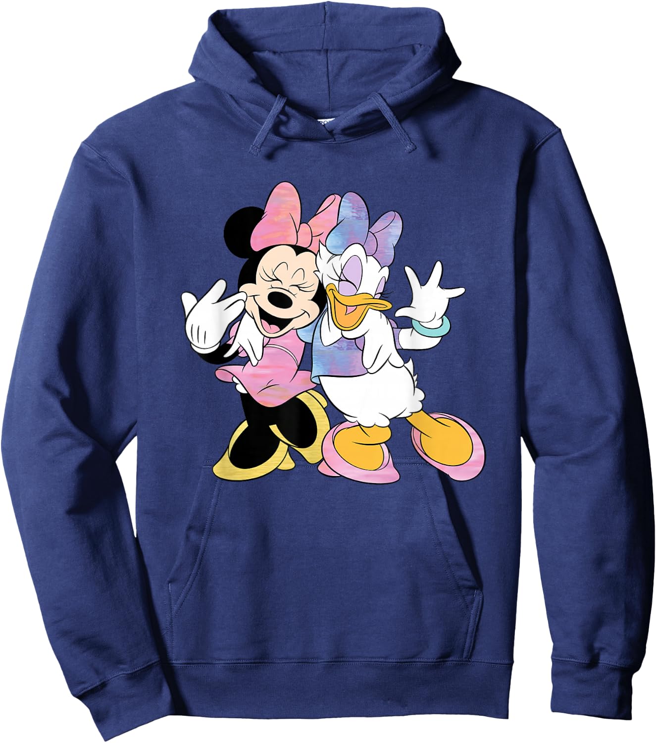 Disney Minnie Mouse and Daisy Duck Best Friends Short Sleeve Hoodie - Hoodie | Navy