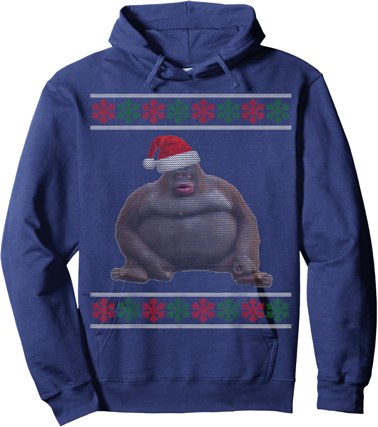 Uh Oh Stinky Poop Dank Memes Le Monke Ugly Christmas Hoodie - Hoodie | Navy