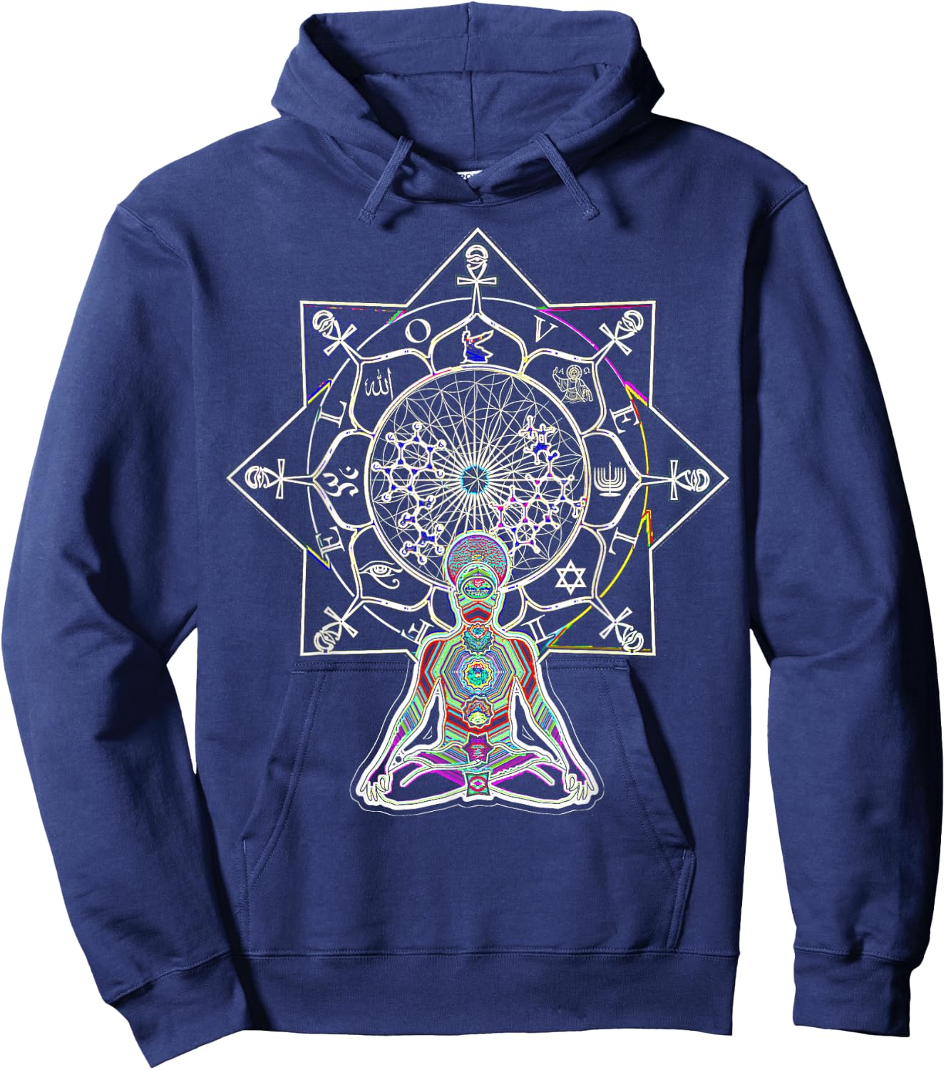 Awakening Psychedelic Inspiration Hoodie - Hoodie | Navy