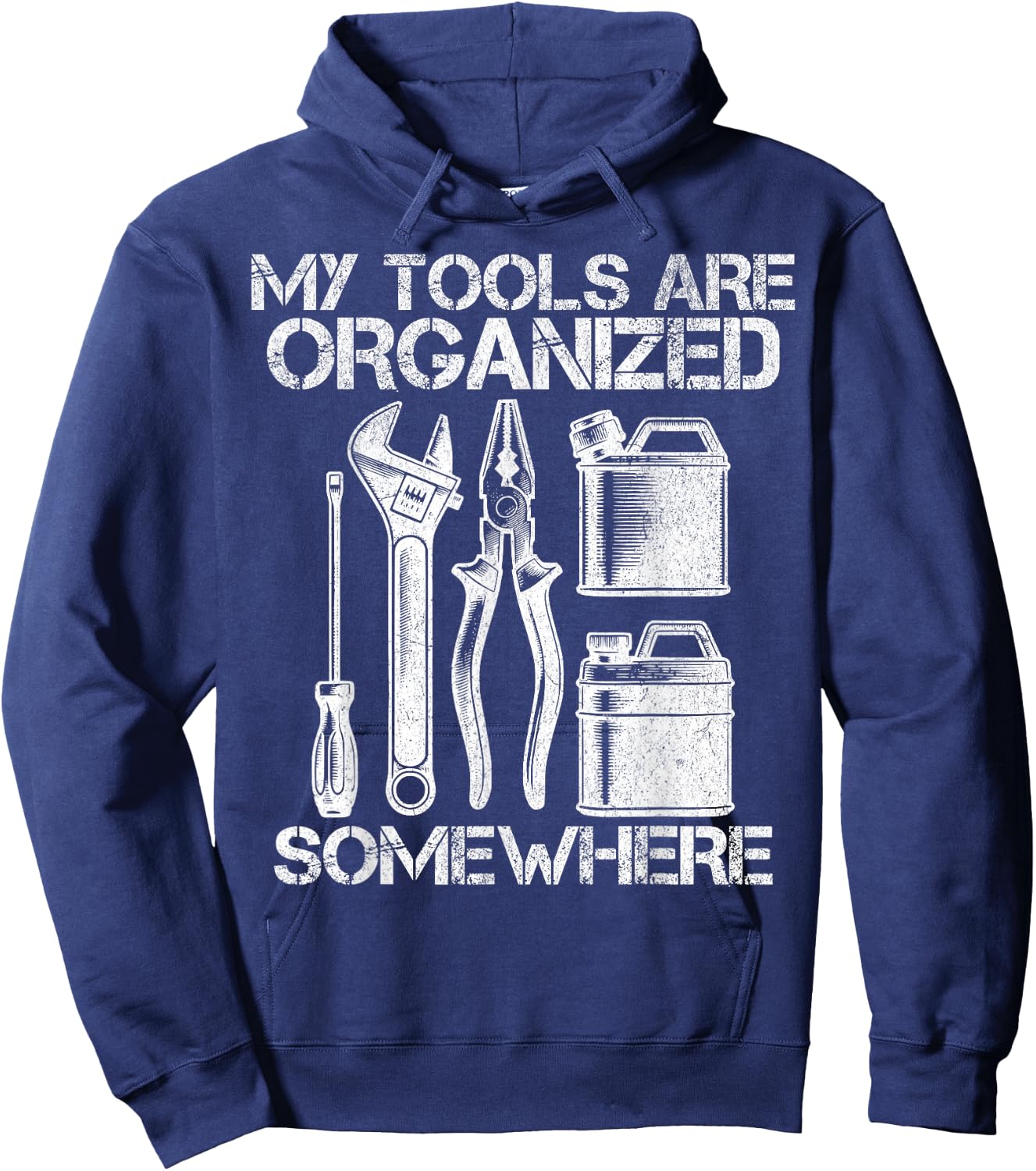 Mechanic Auto Repair Car Builder Garage Tools Funny Hoodie - Hoodie | Navy