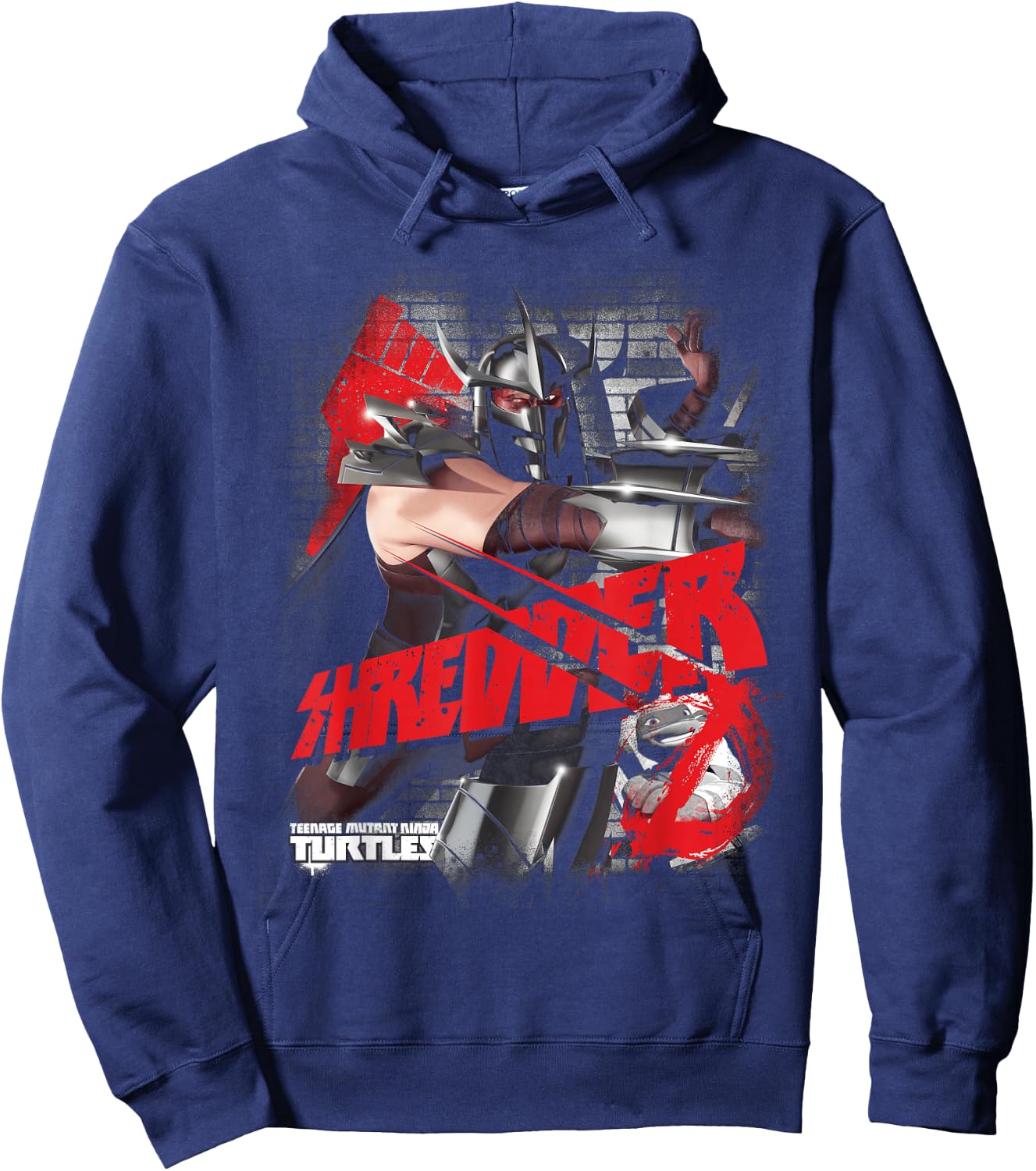 TMNT Shredder Ninja Turtles Bad Guy Hoodie - Hoodie | Navy