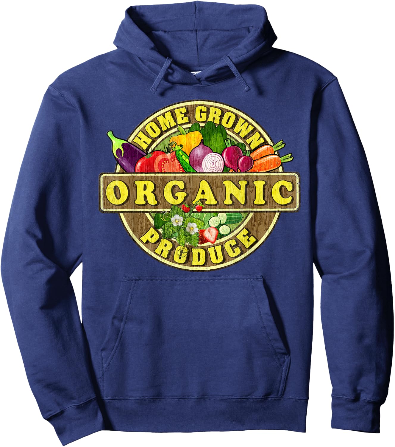 Organic Home Grown Produce Hoodie - Hoodie | Navy