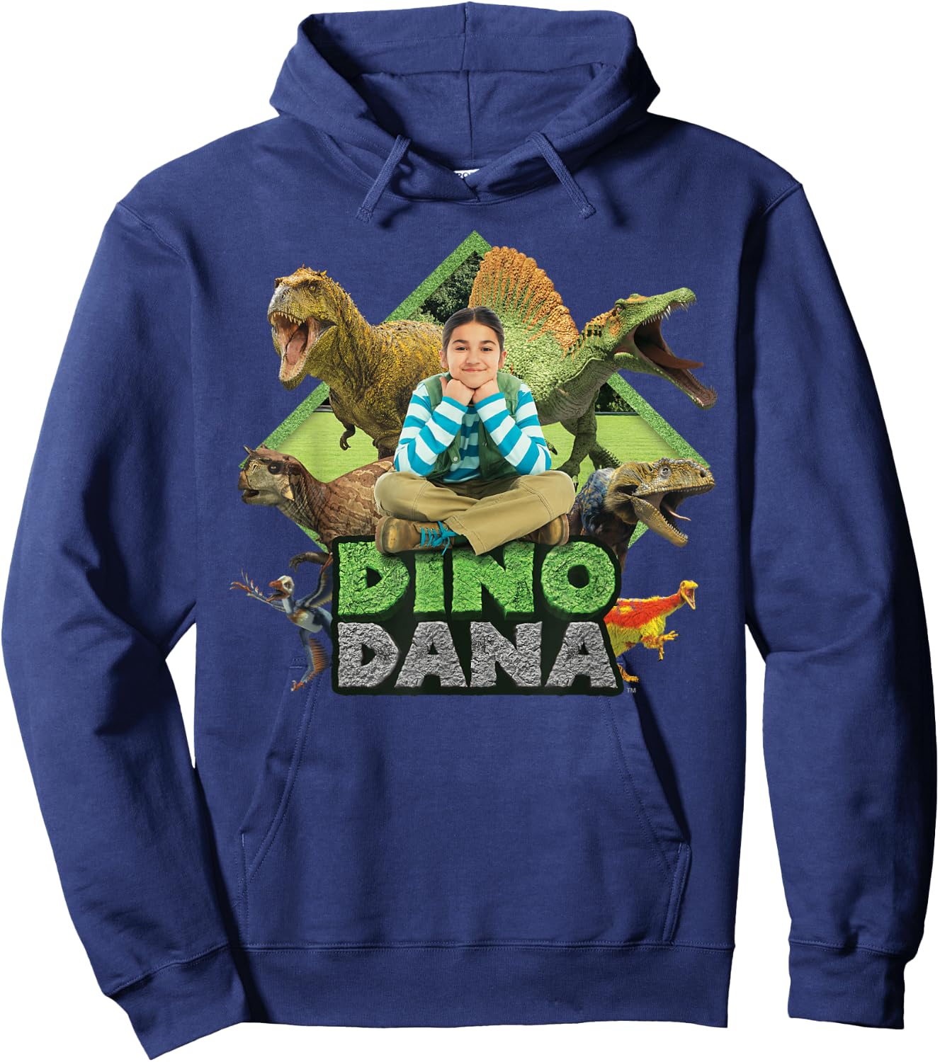 Dino Dana: Real Dinosaurs Shirt Hoodie - Hoodie | Navy