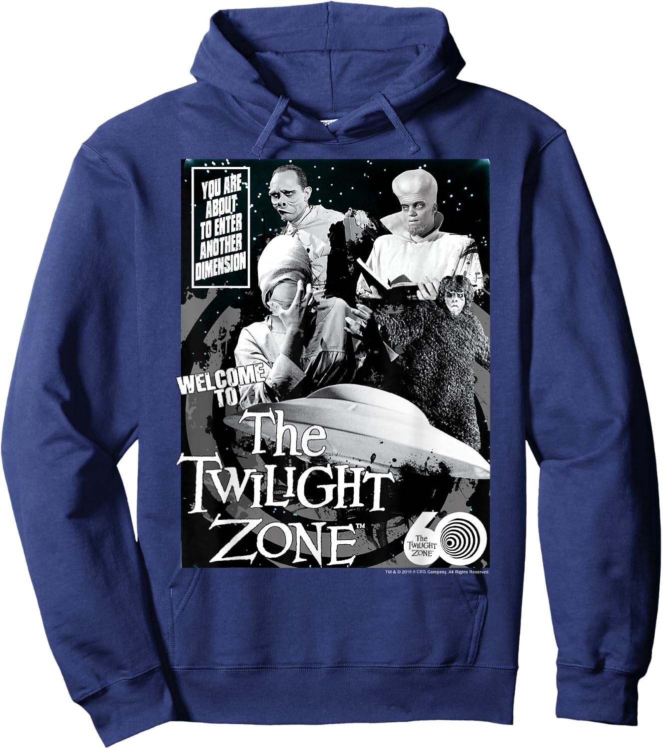 The Twilight Zone 60th Anniversary Enter Another Dimension Hoodie - Hoodie | Navy