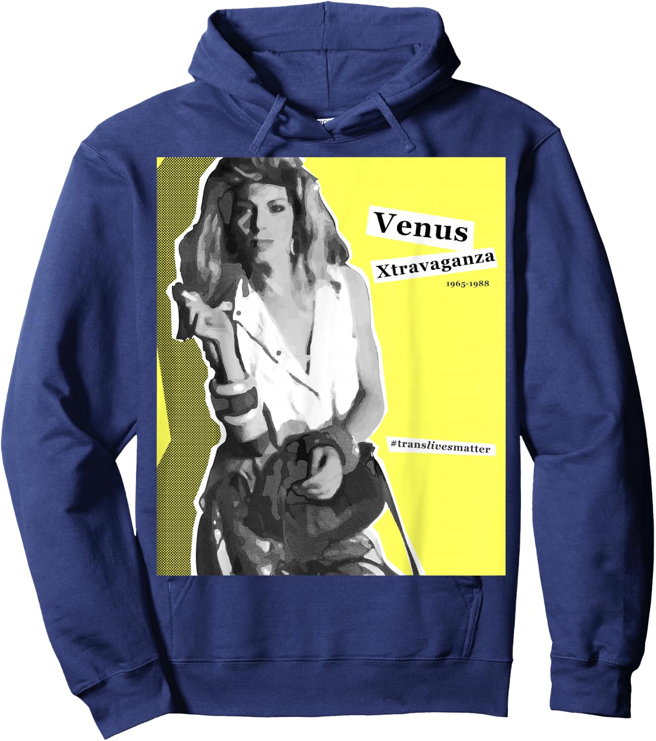 Venus Xtravaganza - Trans Lives Matter Hoodie - Hoodie | Navy