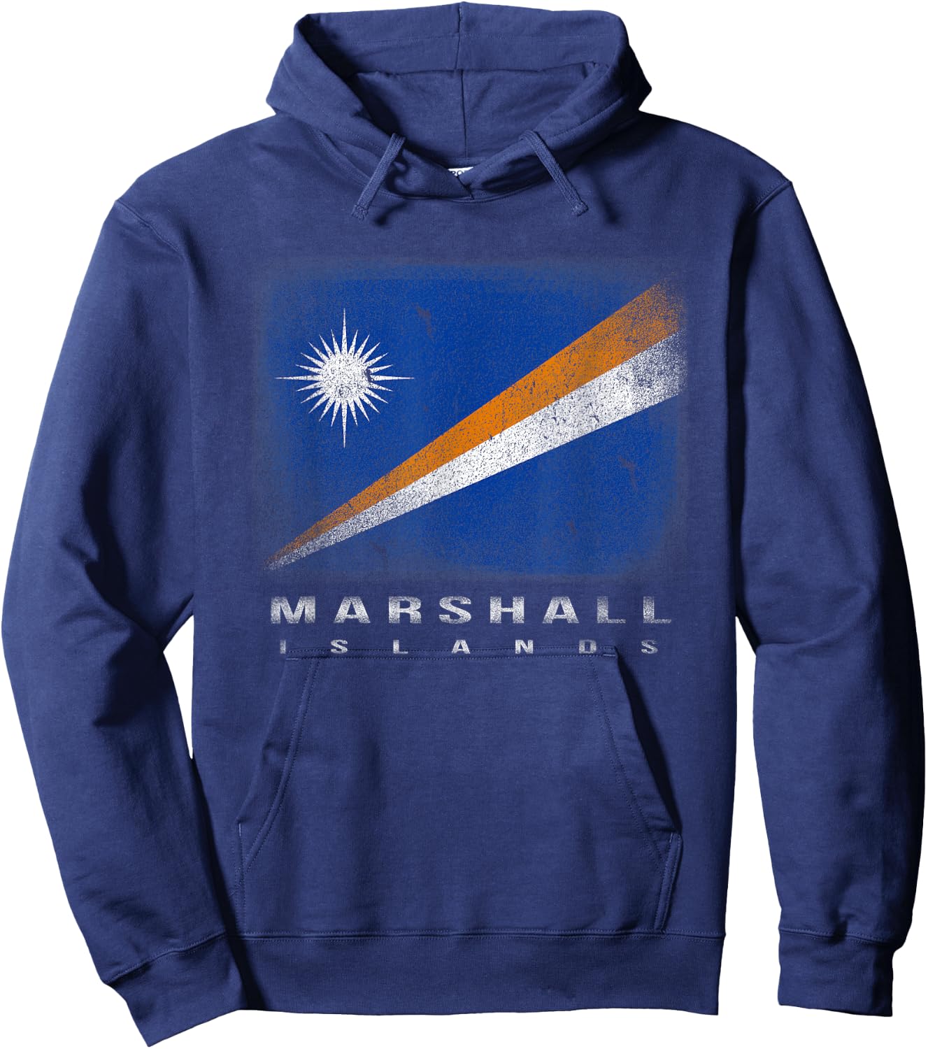 Marshall Islands Marshallese Flag Souvenir Travel Hoodie - Hoodie | Navy