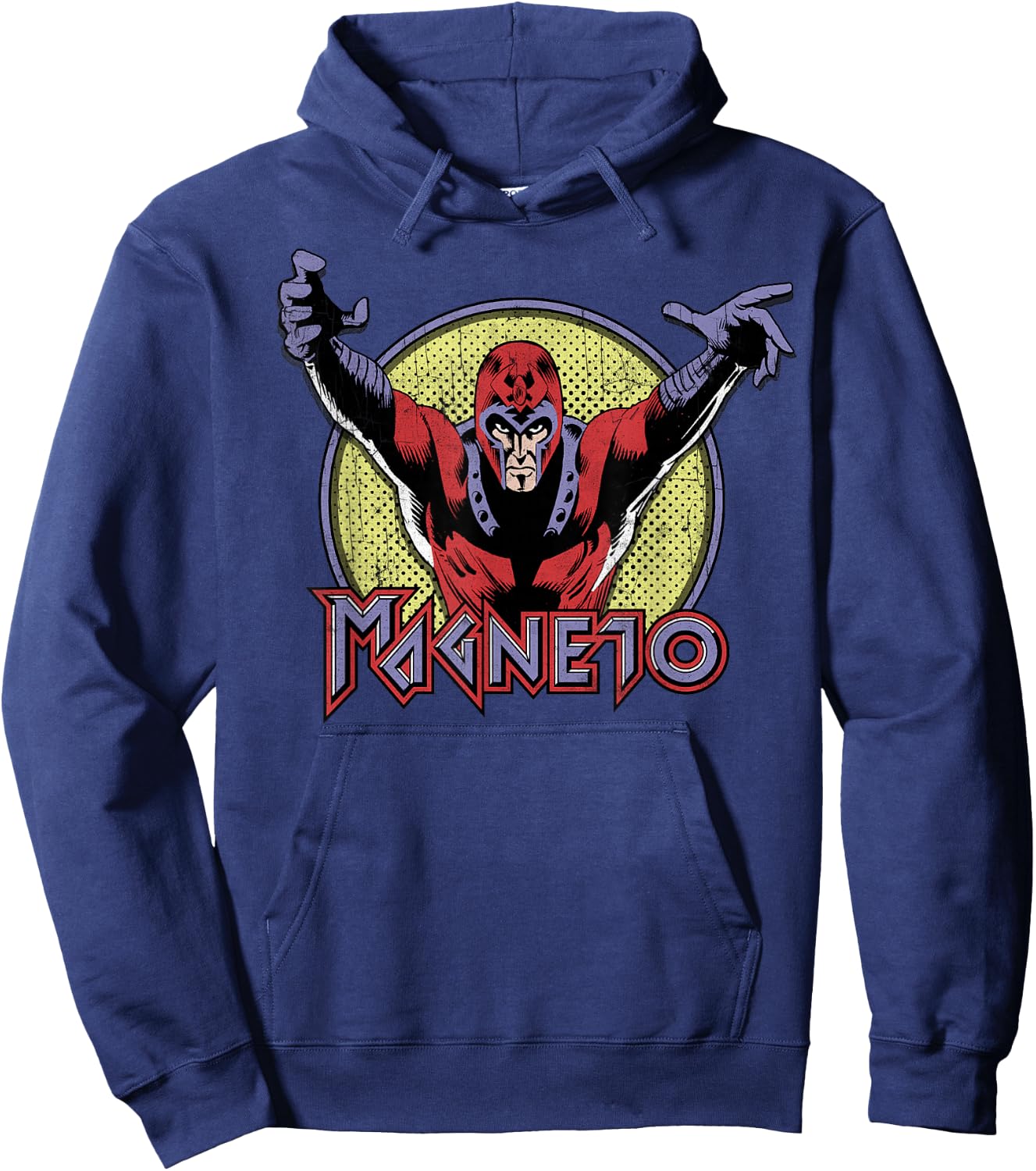 Marvel X-Men Magneto Classic Retro Magnetic Reach Hoodie - Hoodie | Navy