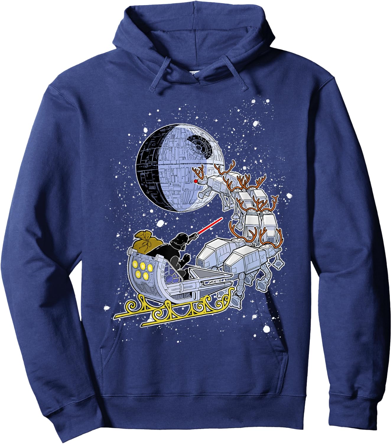 Star Wars Vader Open Sleigh Hoodie - Hoodie | Navy