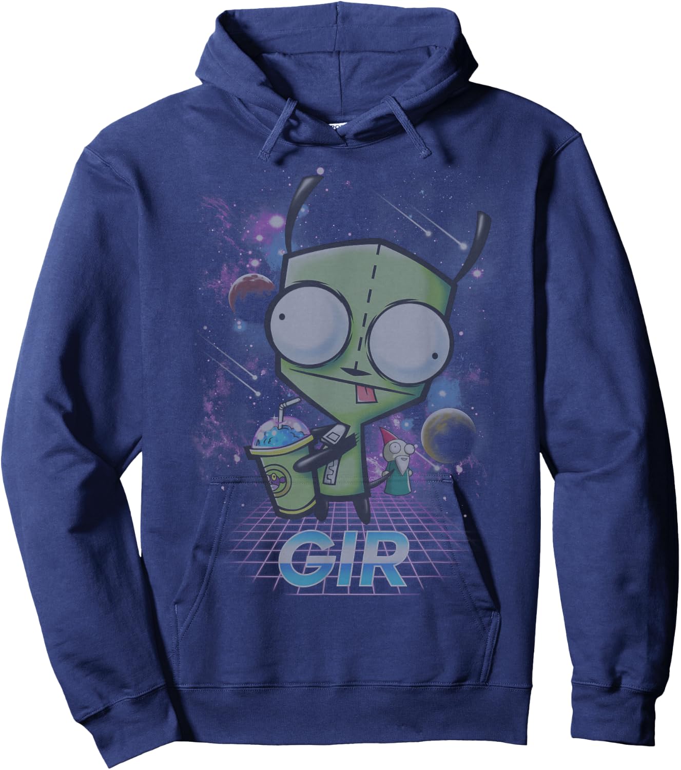 Nickelodeon Invader Zim - Gir Slushee Adventure Hoodie - Hoodie | Navy