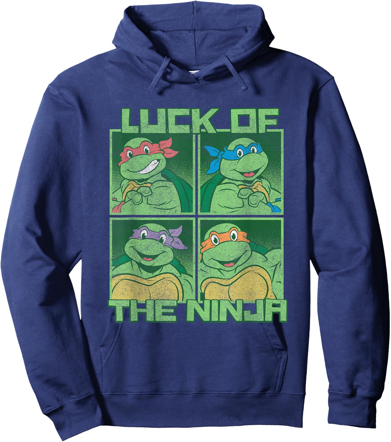 Teenage Mutant Ninja Turtles Luck Of The Ninja Box Up Hoodie - Hoodie | Navy