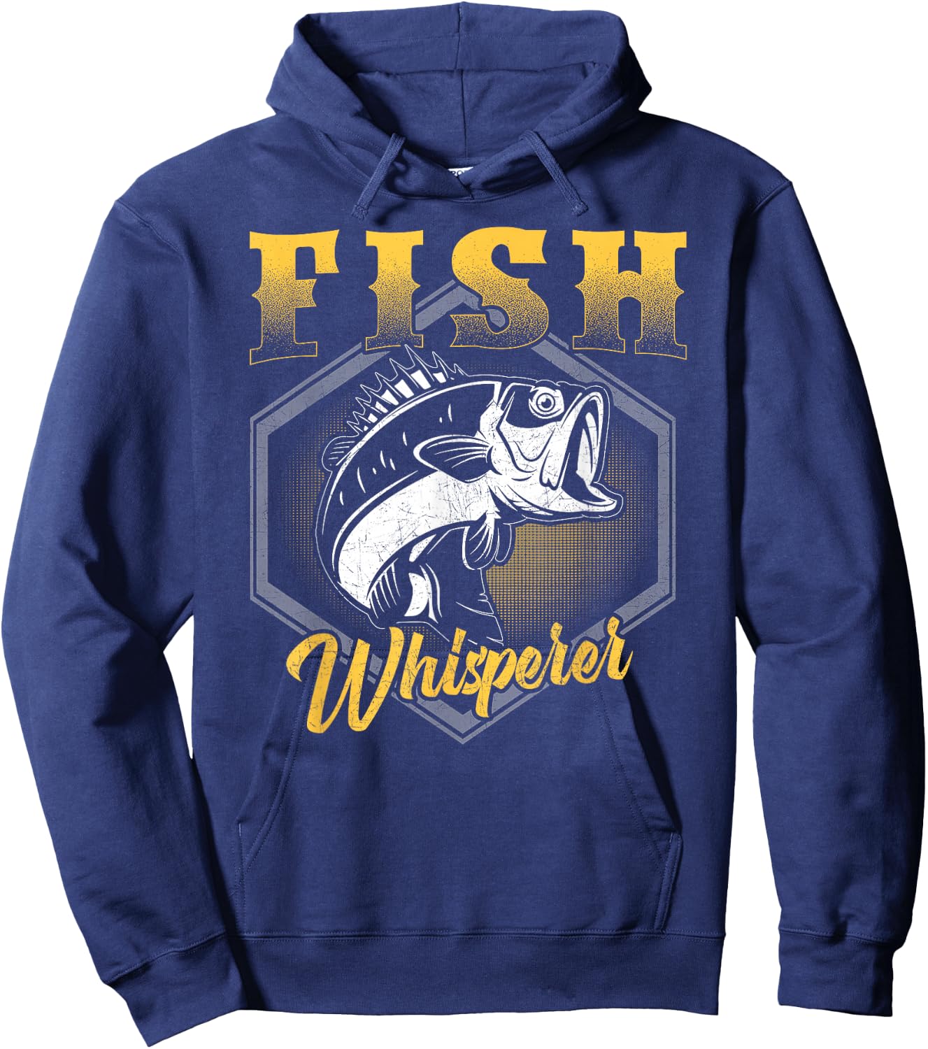 Fish Whisperer Funny Fisherman Fishing Angler Hoodie - Hoodie | Navy