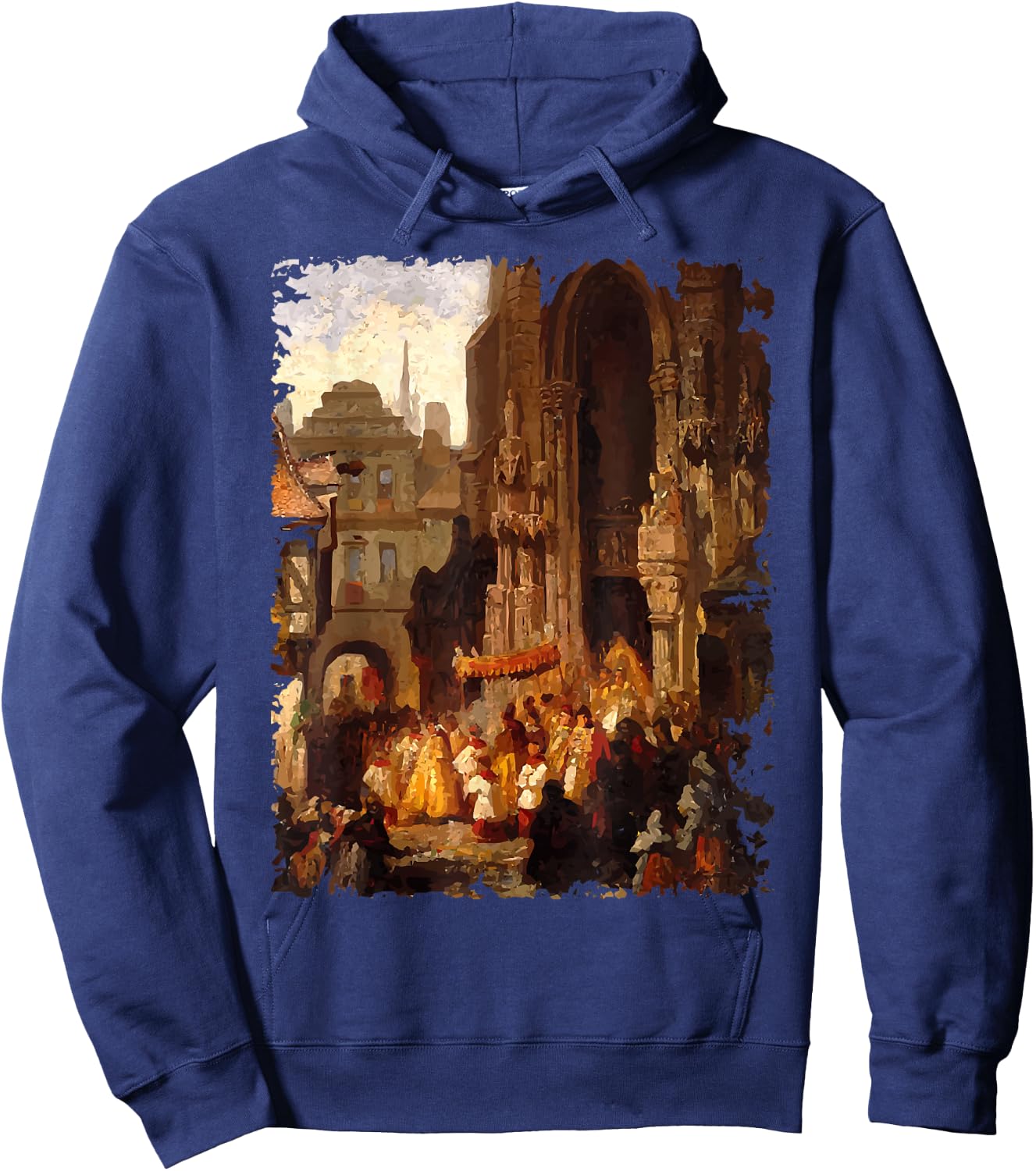 Corpus Christi Procession Catholic Feasts Gifts for Priests Hoodie - Hoodie | Navy