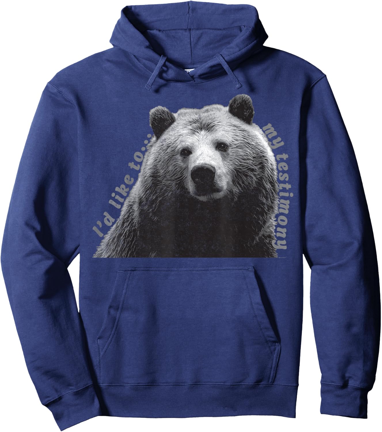 LDS Missionary Gift Mormon T Shirt Bear my Testimony Hoodie - Hoodie | Navy