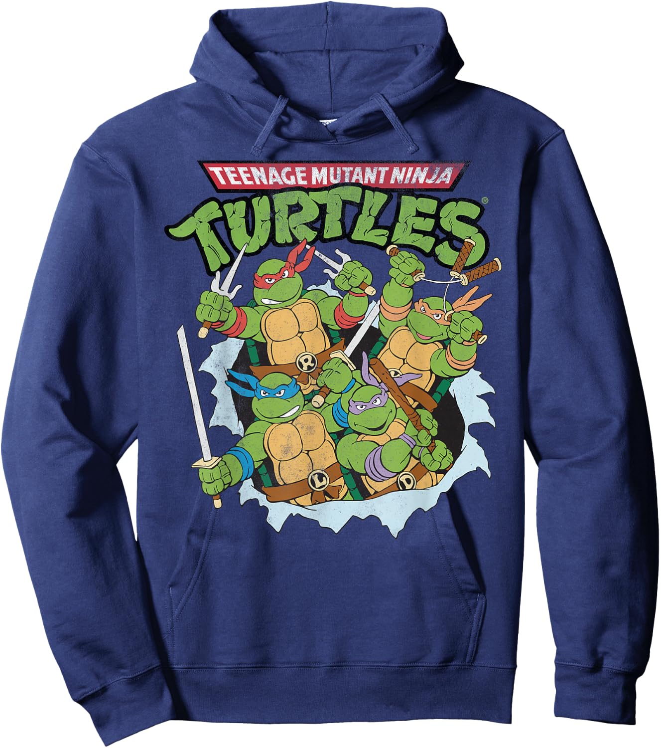 Teenage Mutant Ninja Turtles - break through Hoodie - Hoodie | Navy