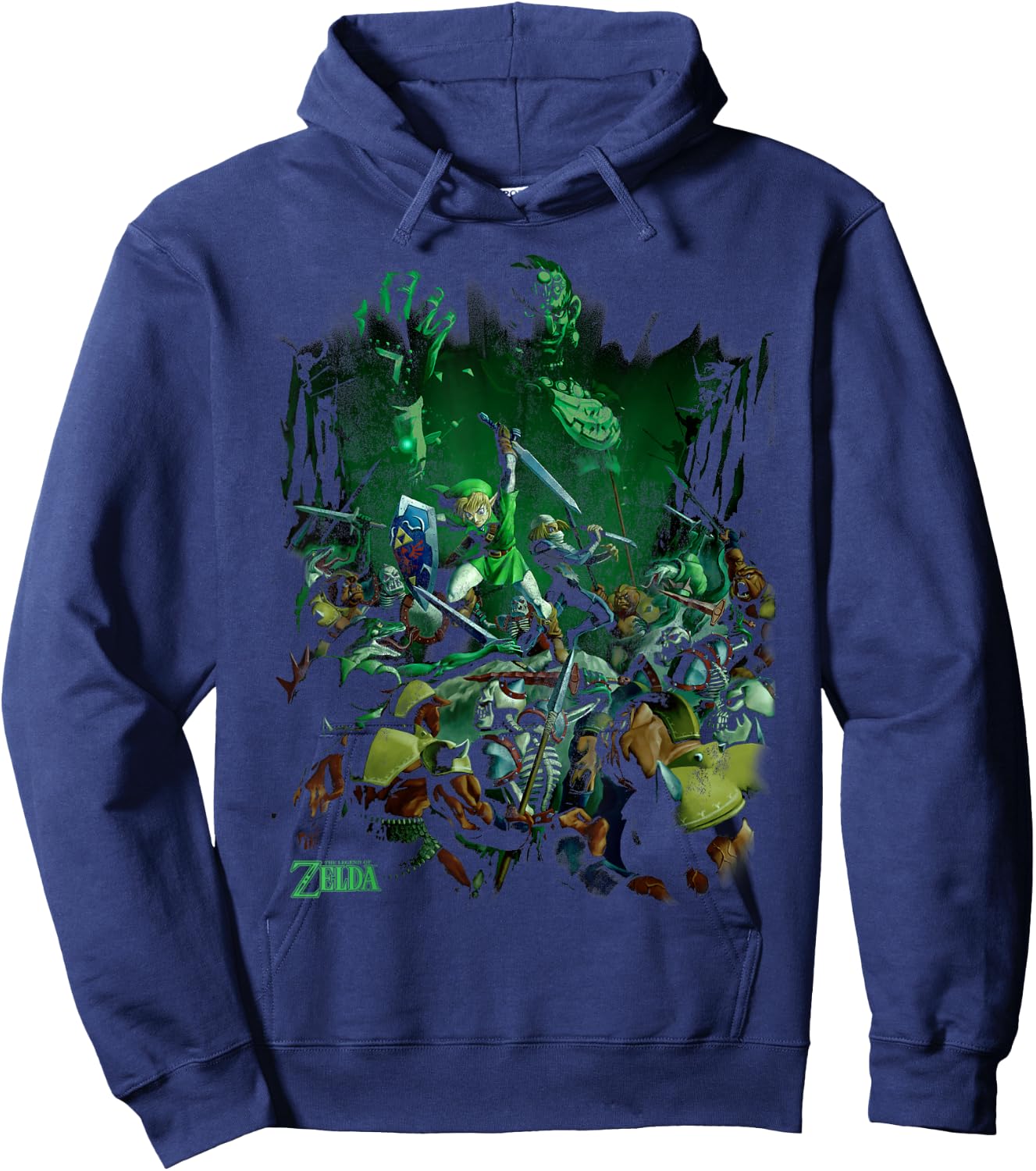 Nintendo Zelda Ganondorf's Final Battle Graphic Hoodie - Hoodie | Navy