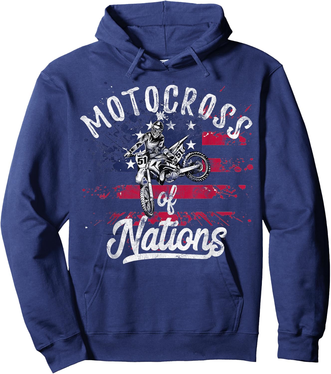 Motocross des Nations Support USA MX Team at MXdN Hoodie - Hoodie | Navy