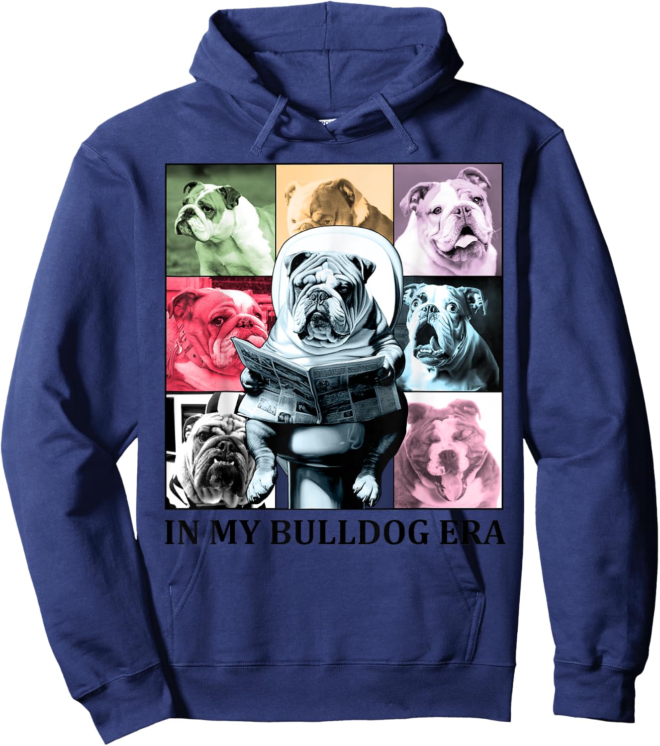 In My Bulldogs Era for Bulldog Mascot Sports Fan Men Women Hoodie - Hoodie | Navy