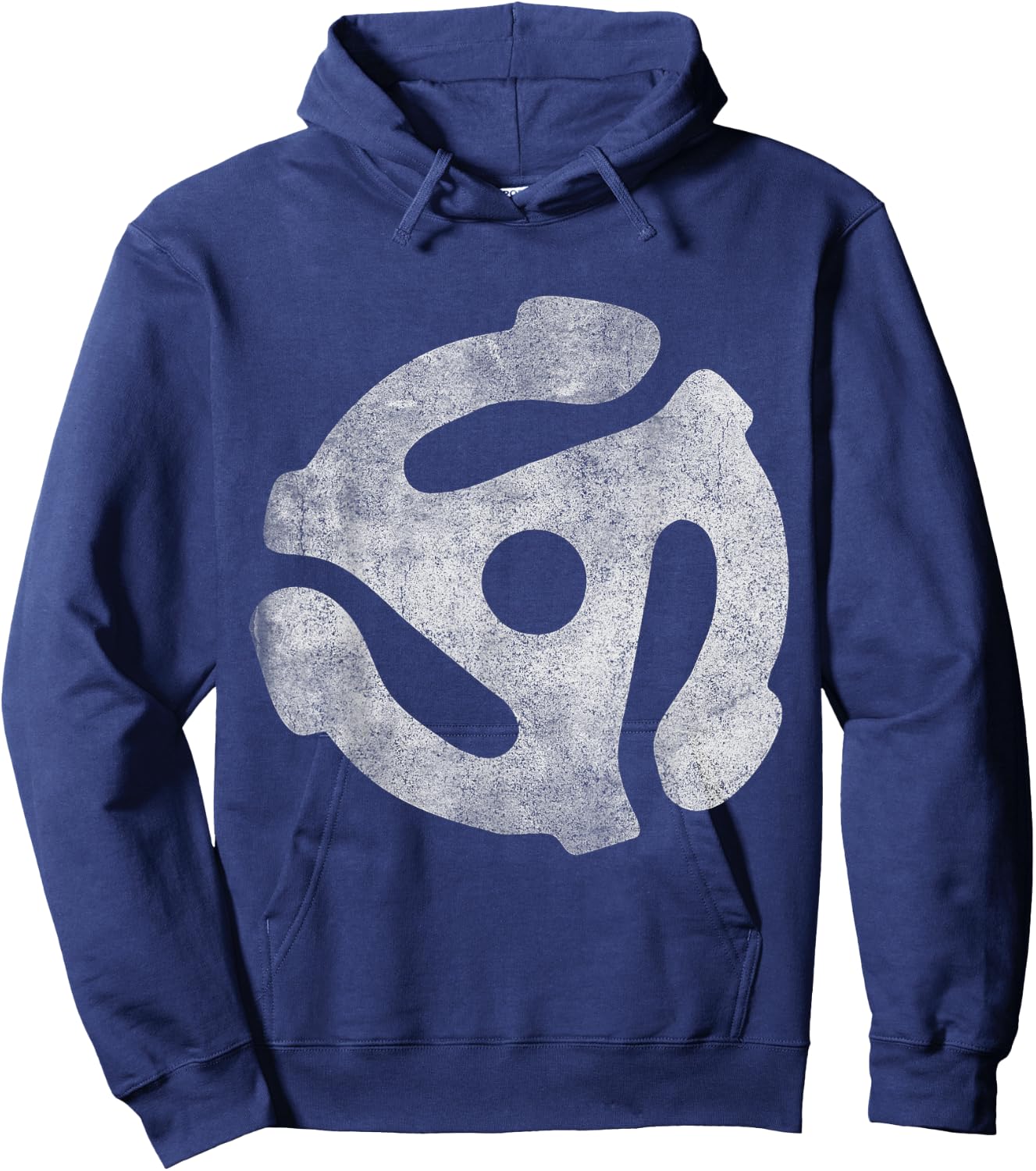 Vintage 45 RPM Adapter Hoodie - Hoodie | Navy