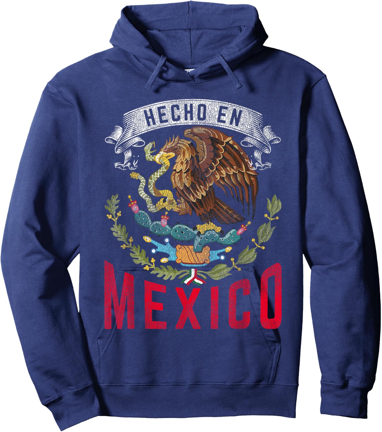 Hecho En Mexico Hoodie - Hoodie | Navy