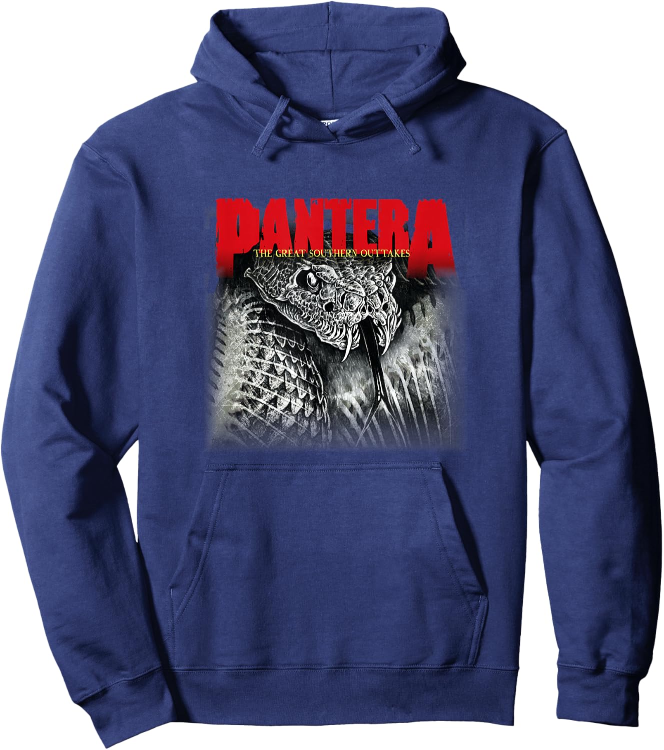 Pantera Official Great Southern Outtakes Album Snake Hoodie - Hoodie | Navy
