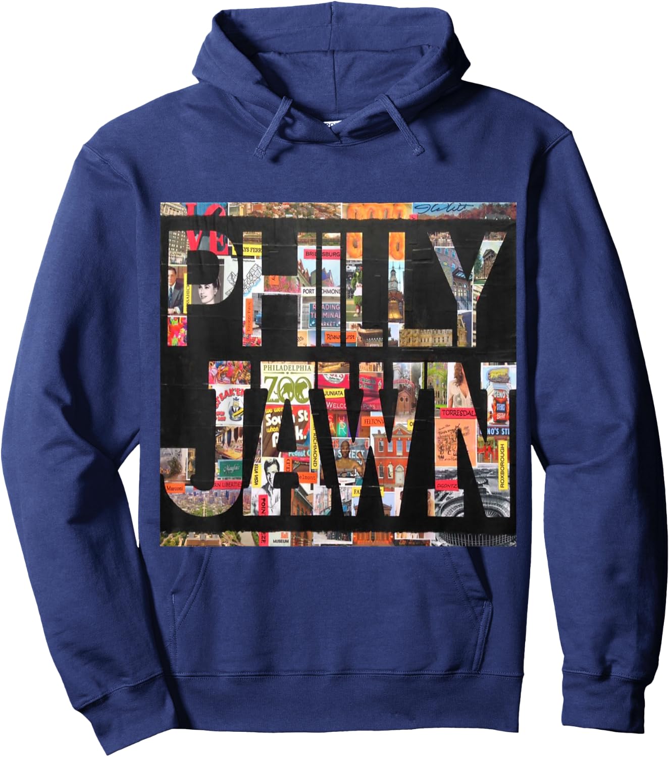 Philly jawn, slang Philadelphia hometown Hoodie - Hoodie | Navy