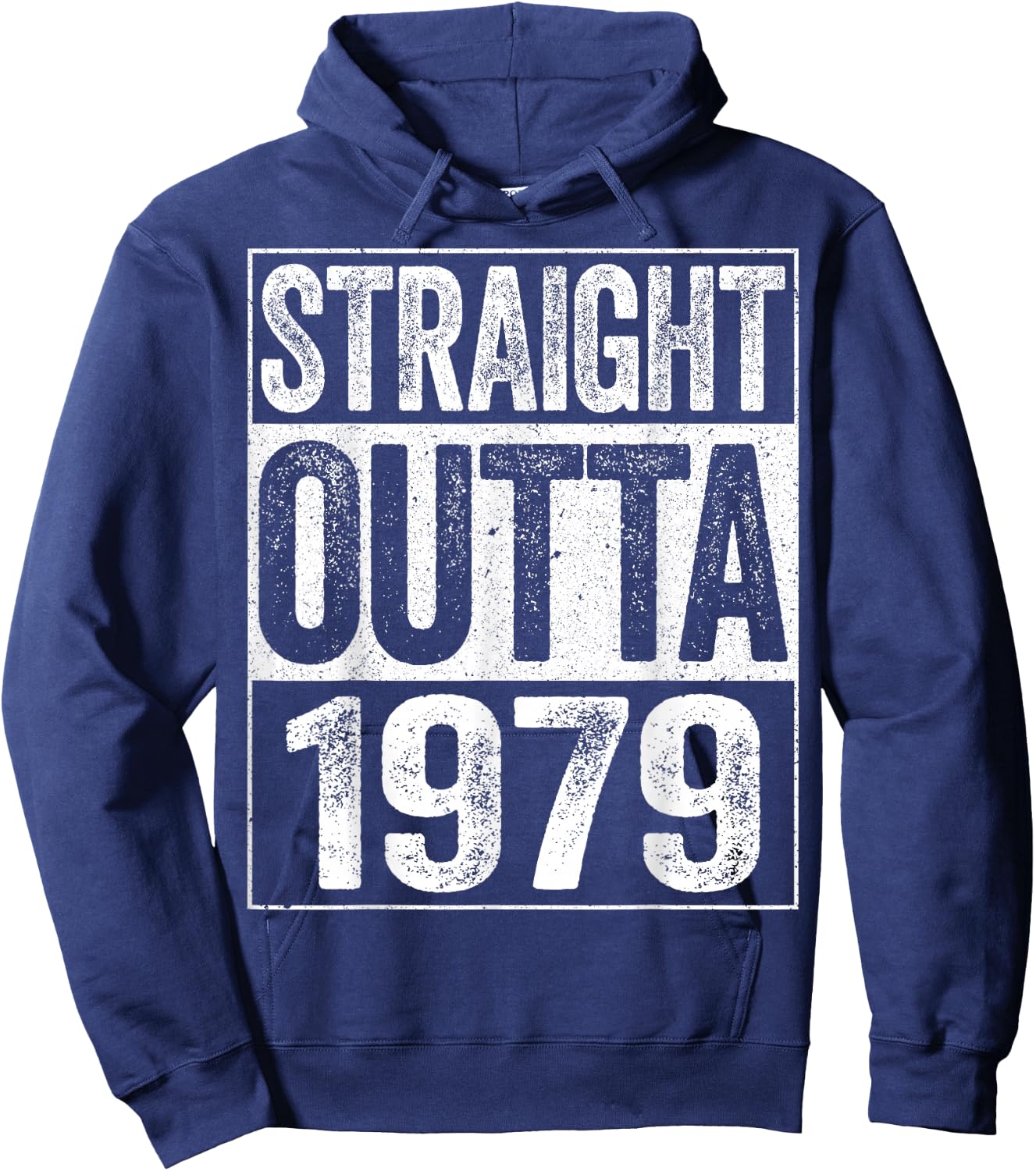 Straight Outta 1979 Shirt Men Women 46th Birthday Hoodie - Hoodie | Navy