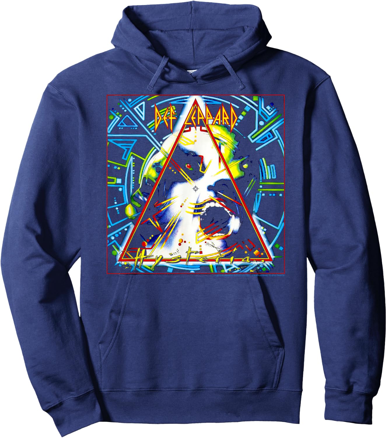 Def Leppard - Hysteria Hoodie - Hoodie | Navy
