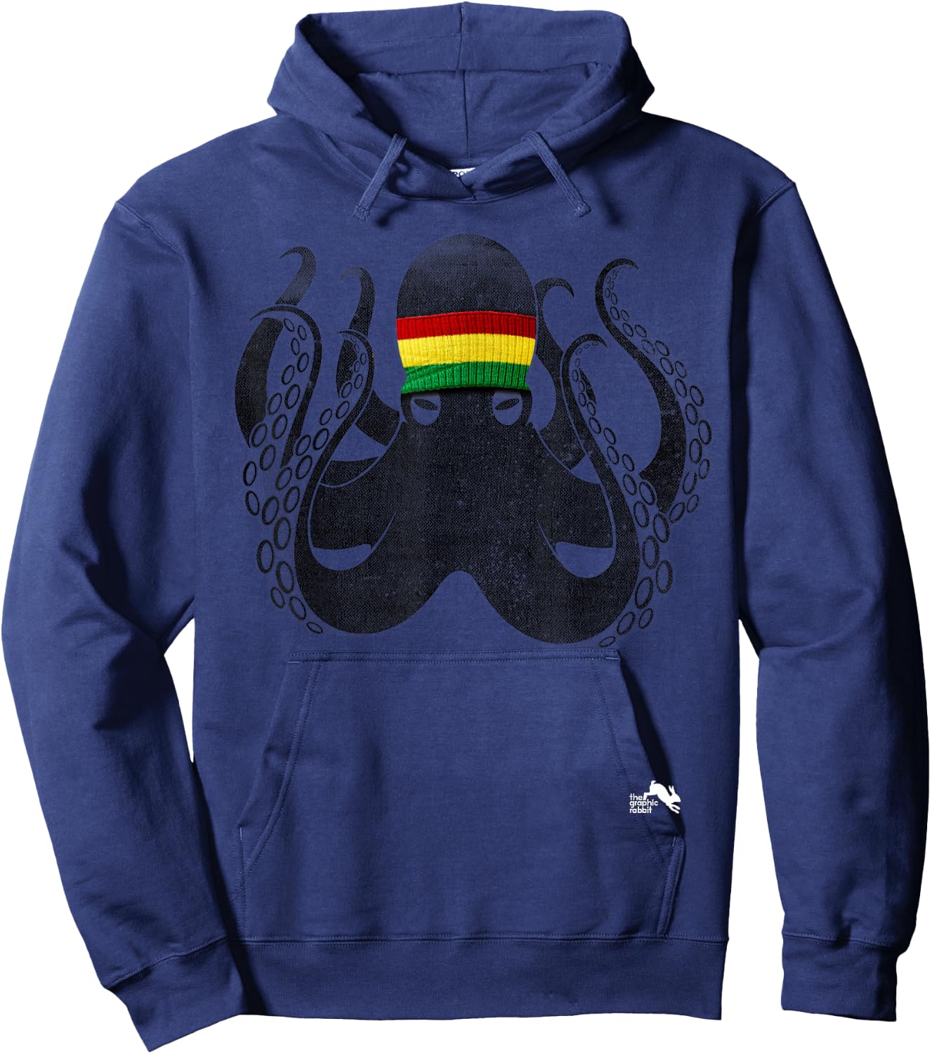 Reggae Octopus Hoodie - Hoodie | Navy