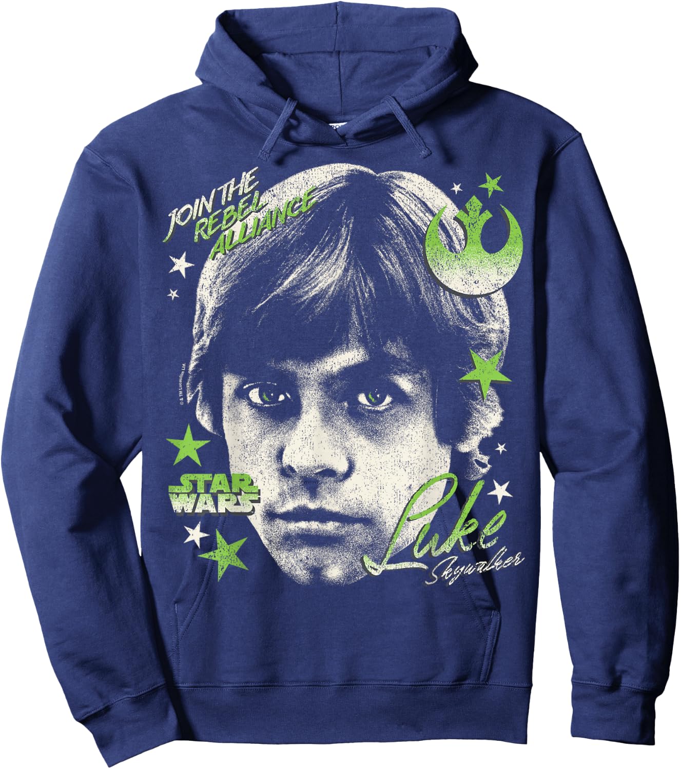 Star Wars - Luke Skywalker Portrait Hoodie - Hoodie | Navy