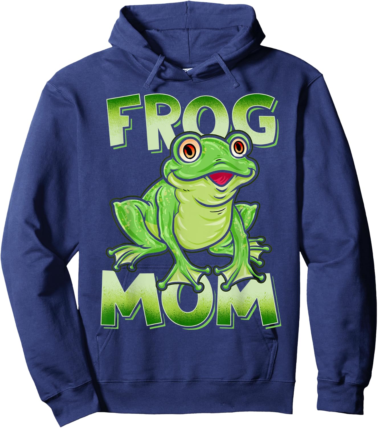 Frog Mom Cute Frog Owner Tadpole Lover Hoodie - Hoodie | Navy